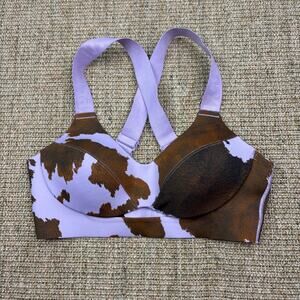 🐄 Adidas x Ivy Park | Size Small | Cow Print Sports Bra | Rodeo Drop